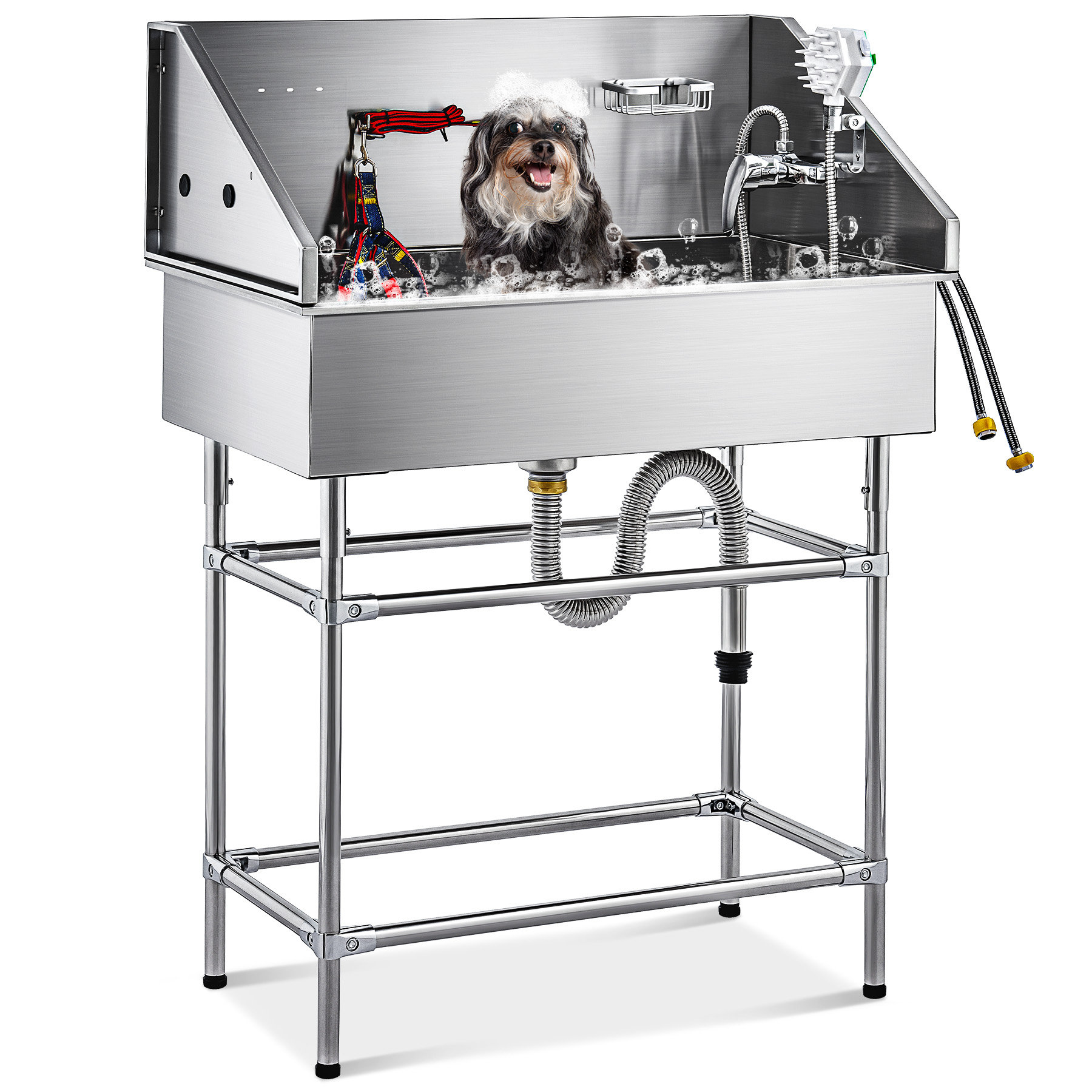 COZ 34" Pet Grooming Tub Dog Bathtub Stainless Steel & Reviews — free download